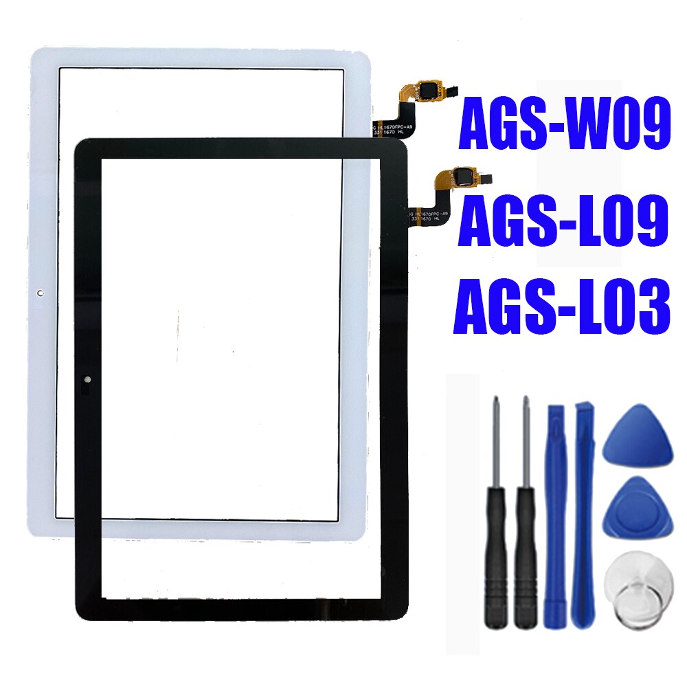 Dla Huawei MediaPad T3 10 AGS-L09 AGS-W09 AGS-L03 9.6 &quot;ekran dotykowy Digitizer czujnik Tablet PC części zamienne + narzędzia