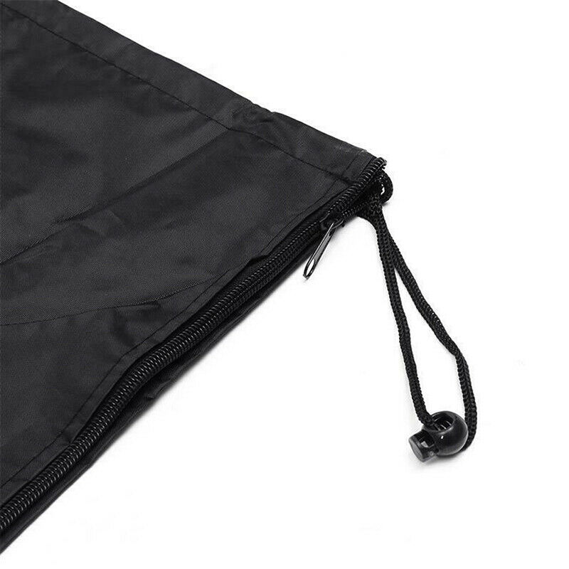 Black Garden Large Banana Parasol Cover Cantilever Outdoor Patio Covers Weatherproof Furniture Protection Cust Proof Covers