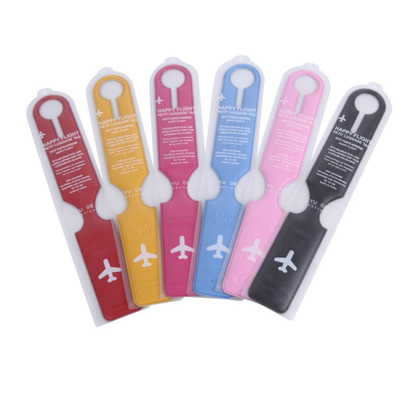 Vliegtuig pvc reisbagagehoes id naam adres identificatielabels riemen koffer bagage instaplabel reisaccessoires