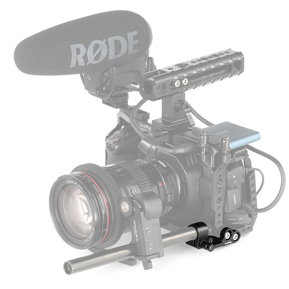 SmallRig 15mm Single Rod Clamp for Blackmagic Pocket Cinema Camera BMPCC 4K Cage SmallRig cage 2203/2254/2255 - 2279