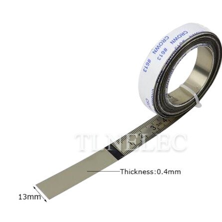 Stainless Steel Scale Ruler Sticky Scale Ruler with Rubber Flat Ruler Self-adhesive Ruler Mechanical Ruler Sticky Workbench