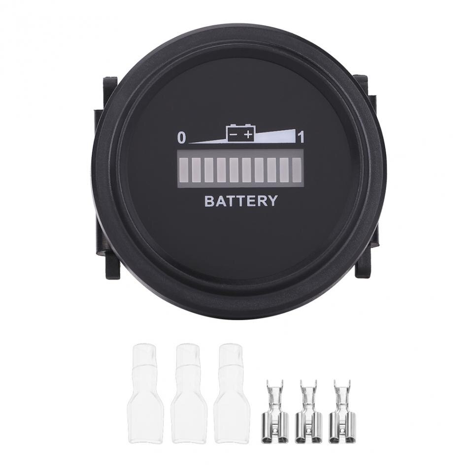 12V/24V/36V/48V/72V LED Digital Battery Indicator Meter Gauge for Golf Cart Battery Indicator Meter Car-Styling