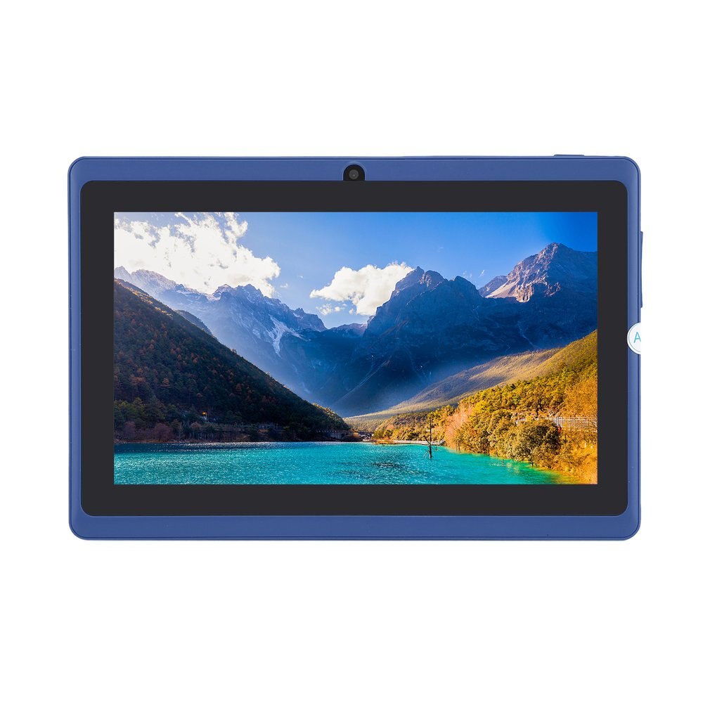 7 inch Blue Refurbished Q88 Quad-core Wifi Tablet Seven-inch USB Power Supply 512MB+4GB Durable Practical Tablet: Default Title