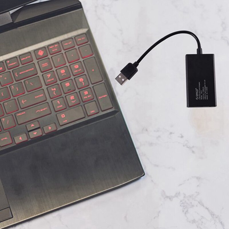 -External USB Sound Card Stereo Mic Speaker Headset Audio Jack Cable Adapter Mute Switch Volume Adjustment