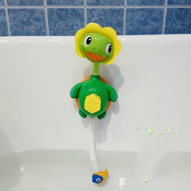 Interessant babybad water sproeiend bad kinderen bad tuiten zuignappen opvouwbare sproeikraan badkamer spelen babyshower speelgoed