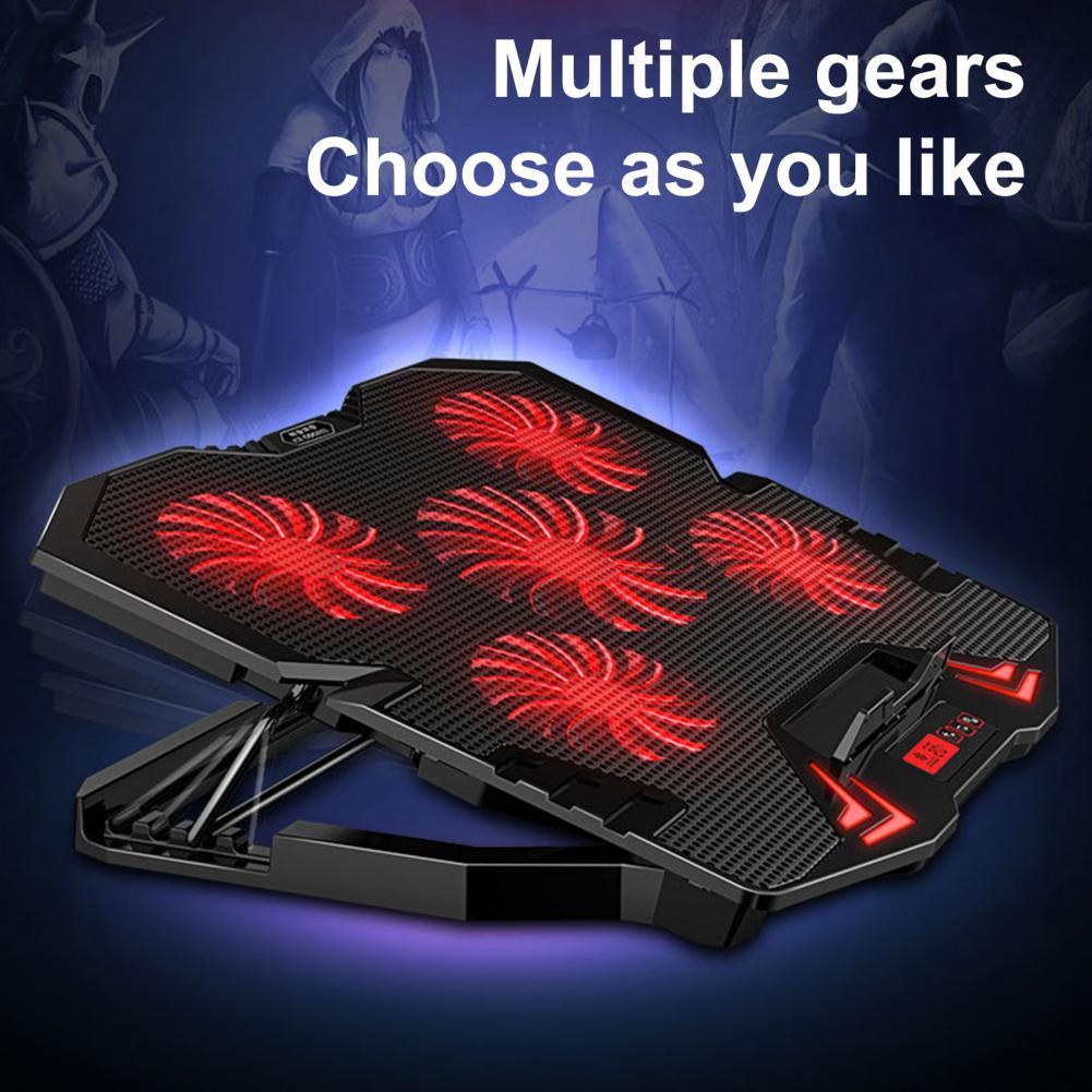 Comfort Angle Lightweight Quiet Laptop Cooling Pad for Notebook