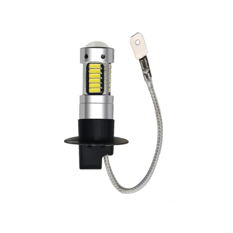 H3 Led Lamp 25W 4014 30SMD White Mistlampen Voor Auto