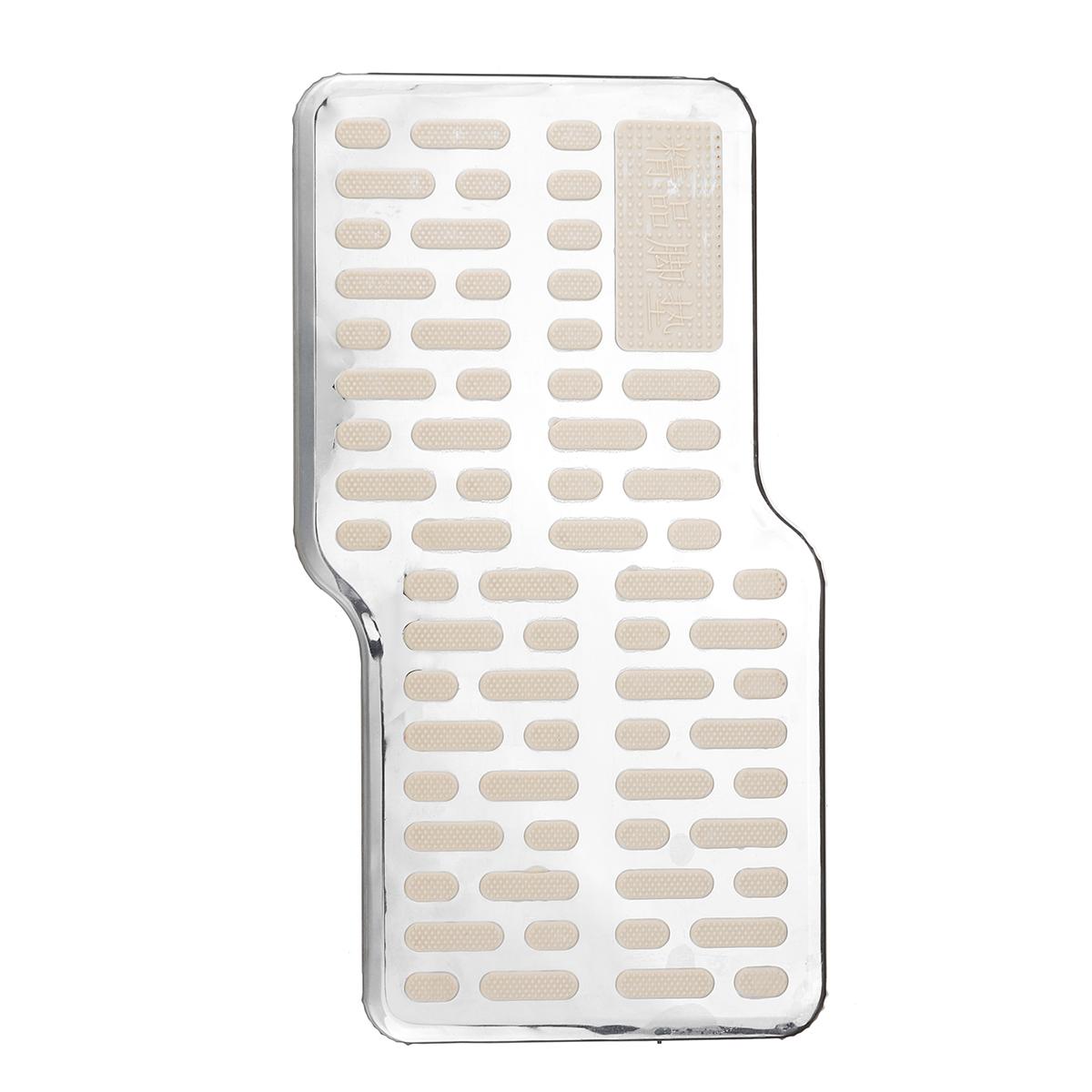 Car Foot Rest Pedal Plate Floor Carpet Mats Non-slip Stainless Heel Pad For Car Truck Suv Black Beige Brown CN/RU/US stock