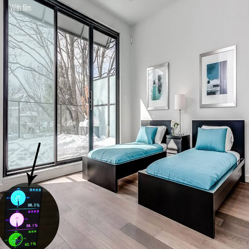 SUNICE Window Tint Film Blue VLT 65% 50cmX120cm 2 PLY Car Auto House Commercial Price Anti-UV Adhesive