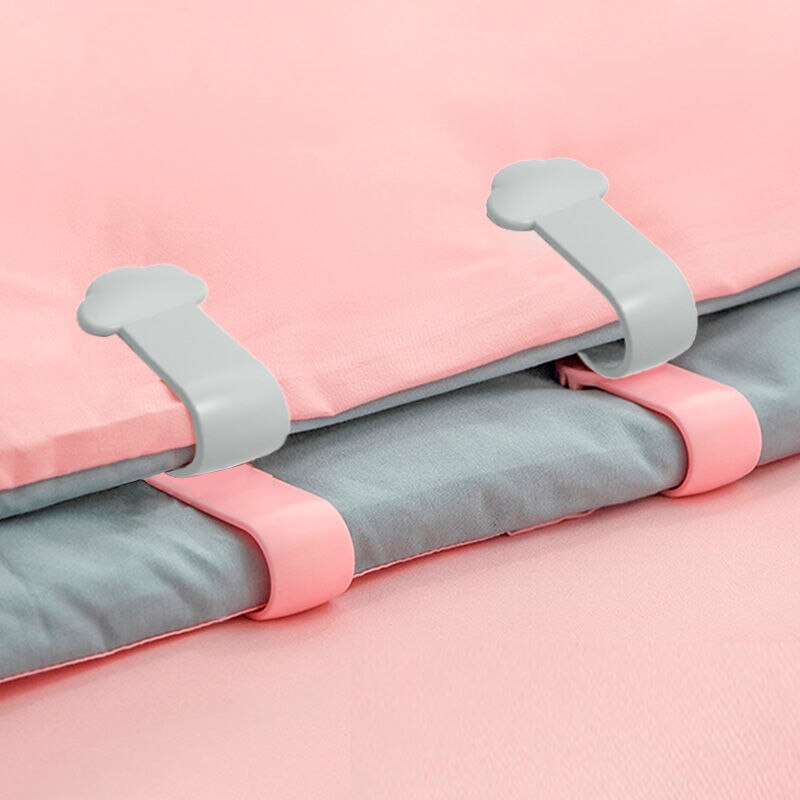 Ensemble de pinces pour drap de lit, 6 pièces/ensemble, pinces antidérapantes pour enfants, fixation de couverture de couette