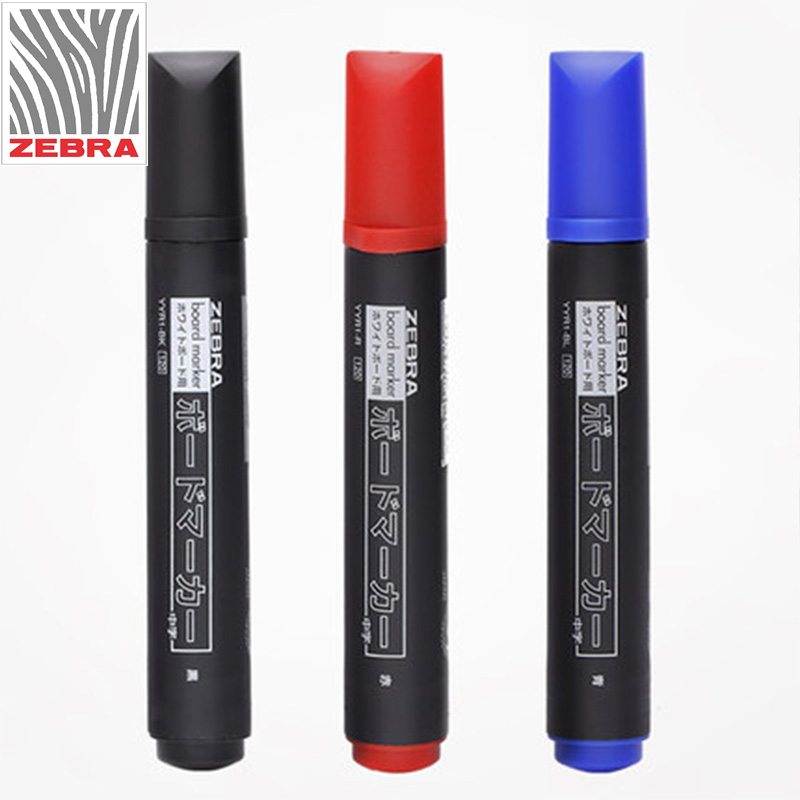6 Pcs/Lot ZEBRA YYR1 2.5mm Whiteboard Marker erase Can be erased Writing Supplies Office &amp; School Supplies