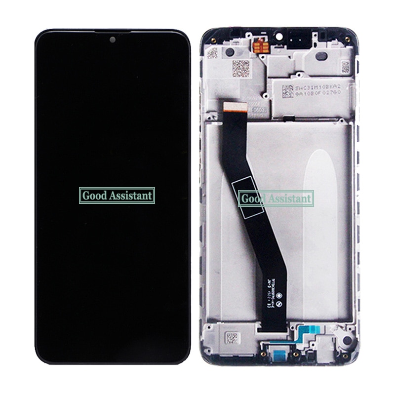 100% Tested Black 6.2 inch For Redmi 8 / Redmi 8A Global / Redmi 8A Pro LCD DIsplay Touch Screen Digitizer Assembly With Frame