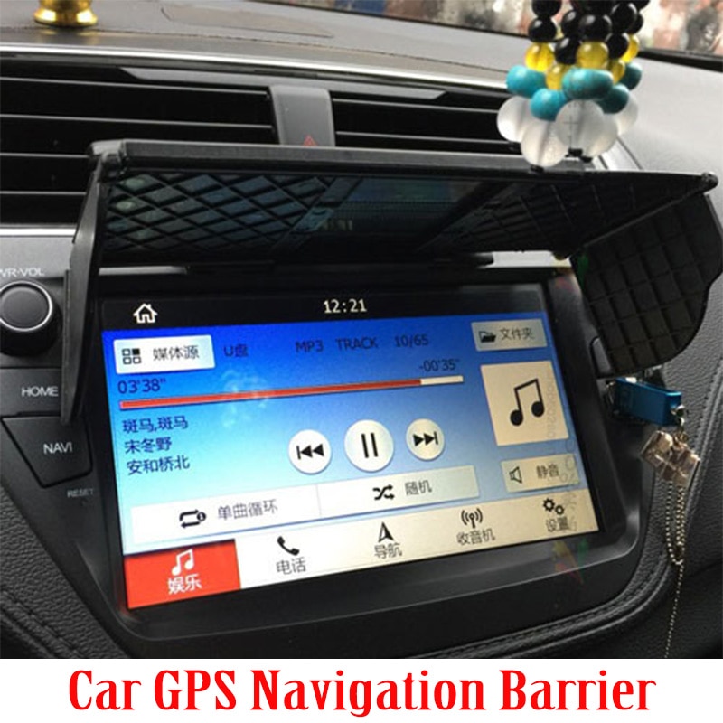 Auto Gps Navigatie Scherm Zonneklep Zonneklep Fit 7 8 9 10 Inch Zonneklep Auto Centrale Dashboard Gps navigatie Display
