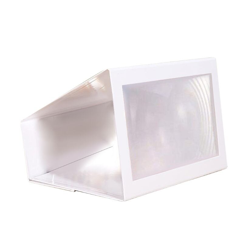 12pcs/set Mobile Phone Screen Amplifier Projection Smartphone Desktop Bracket K3NB: White