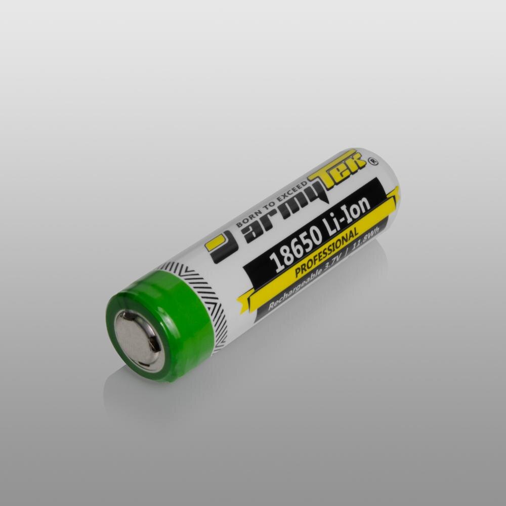 Armytek 18650 Li-Ion batterie 3200mAh Rechargeable batterie protégée pour lampe de poche/torche seulement