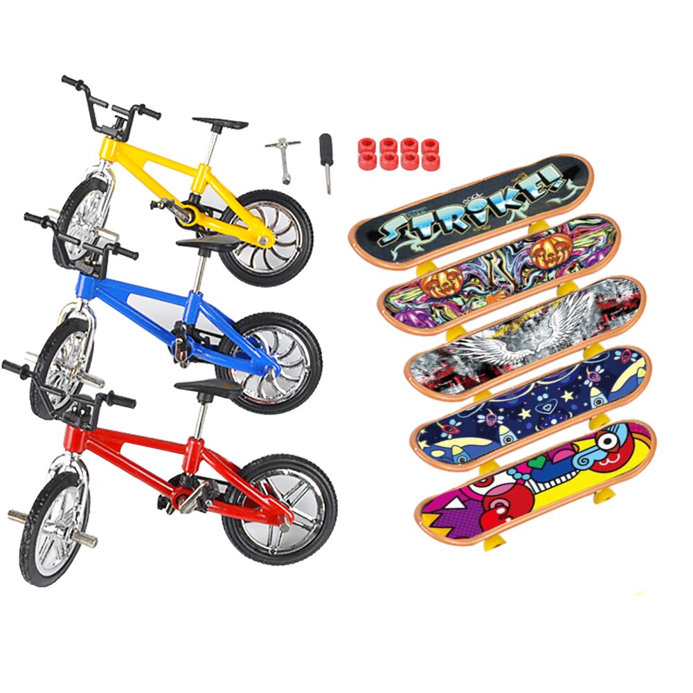 Vinger Skateboard Fiets Skateboard Houten Toets Speelgoed Professionele Stents Vingers Skate Set Kinderen Verjaardag