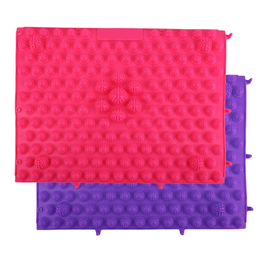 Korean Style Adults Foot Massage Pad TPE Modern Acupressure Reflexology Yoga Mat Acupuncture Rugs Fatigue Relieve 29*39cm