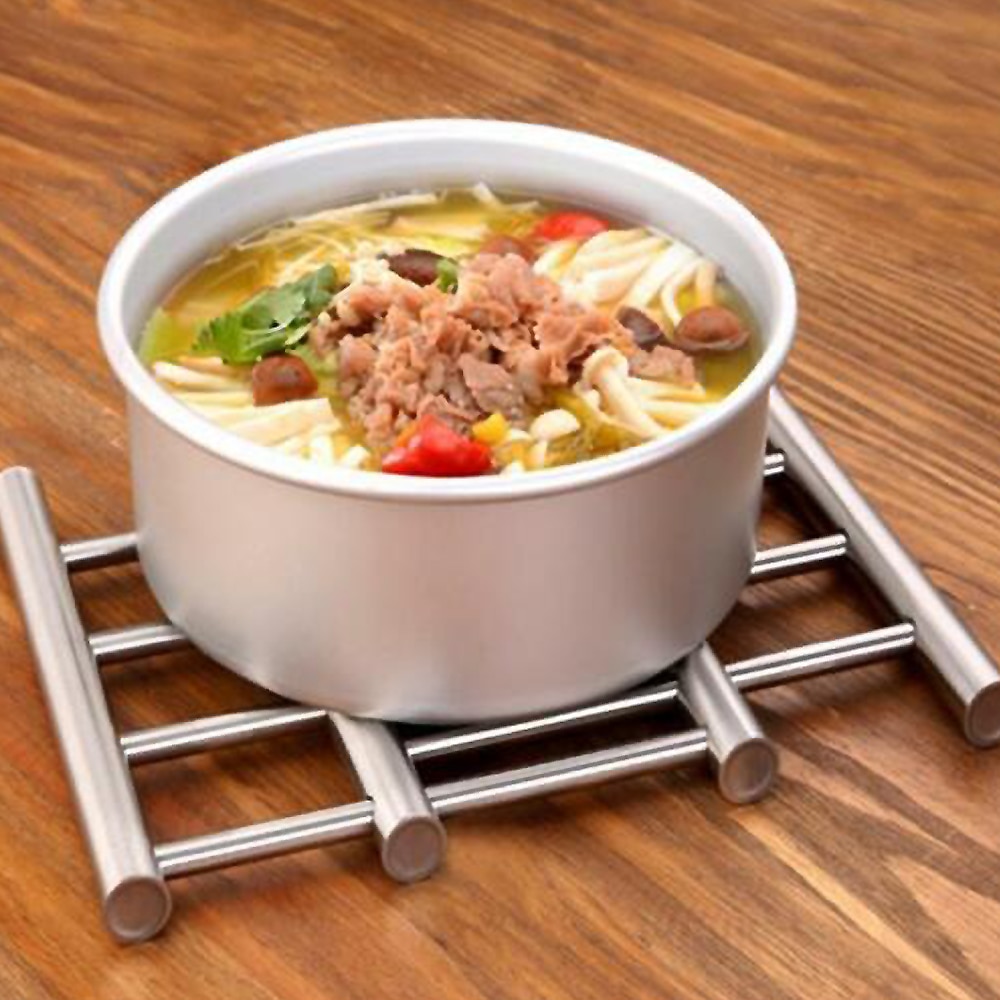 Ladder Stainless Steel Kitchen Trivet Worktop Saver Pot Pan Stand Rack 2