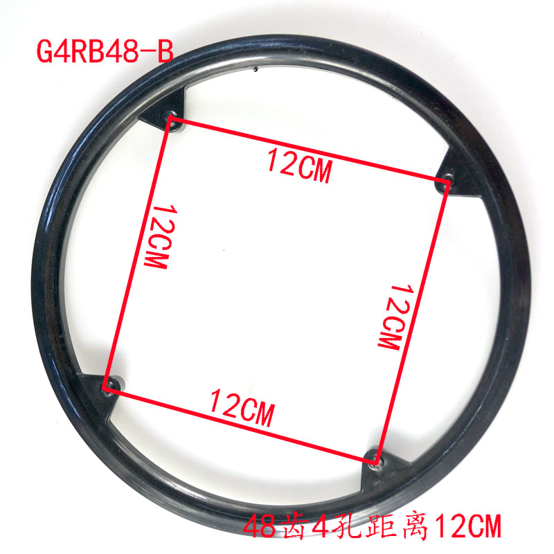 MTB Road Fiets Tandwiel Bescherming 40 42 44 46 48 50 52 T Crankstel Crank Guard Protector Fietsketting Wiel ring Plastic Cover: green