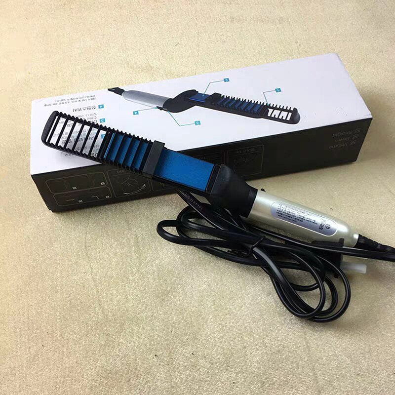 Hair Styler Comb Beard Straightener Fast Heating Styling Iron Comb Multifunctional Hair Straightener Curler
