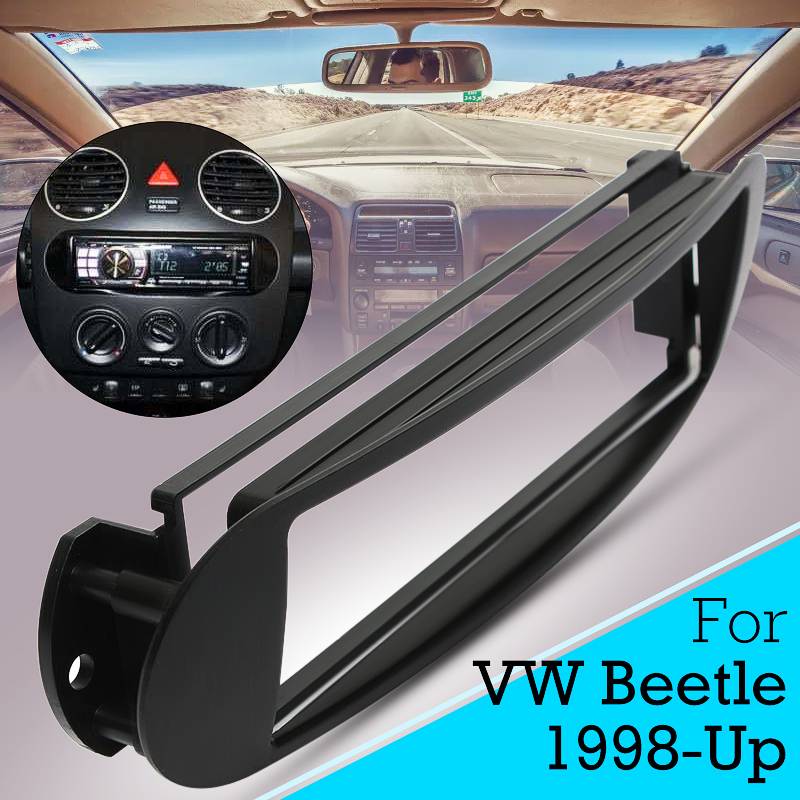 1 DIN Car Stereo Panel Plate Refitting In Dash Car Radio Fascias for VW Beetle 1998