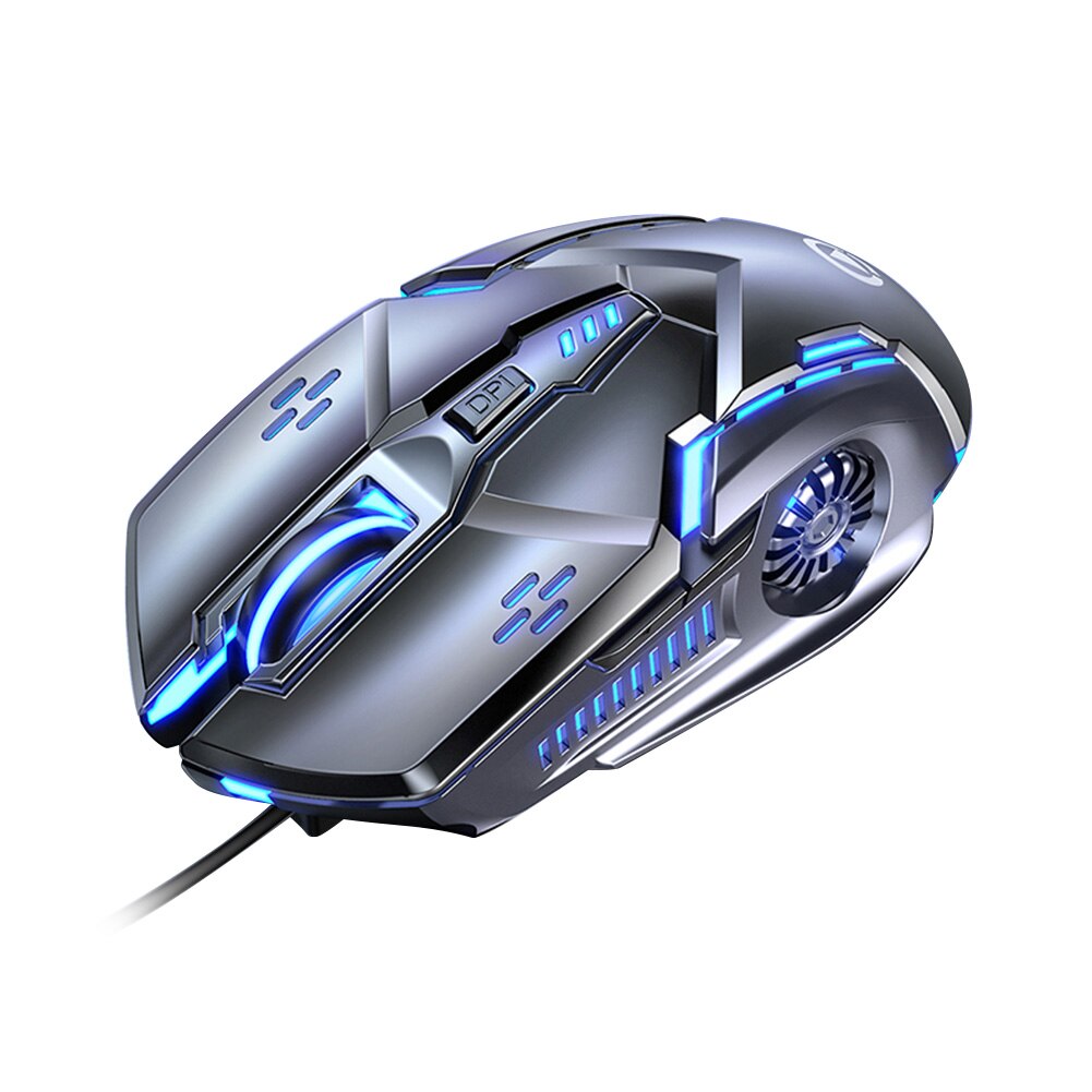 G5 Wired Gaming Mouse 6 Programmable Button 3500 DPI USB Computer Laptop RGB Light Mechanical Gamer Mice: DARKNESS