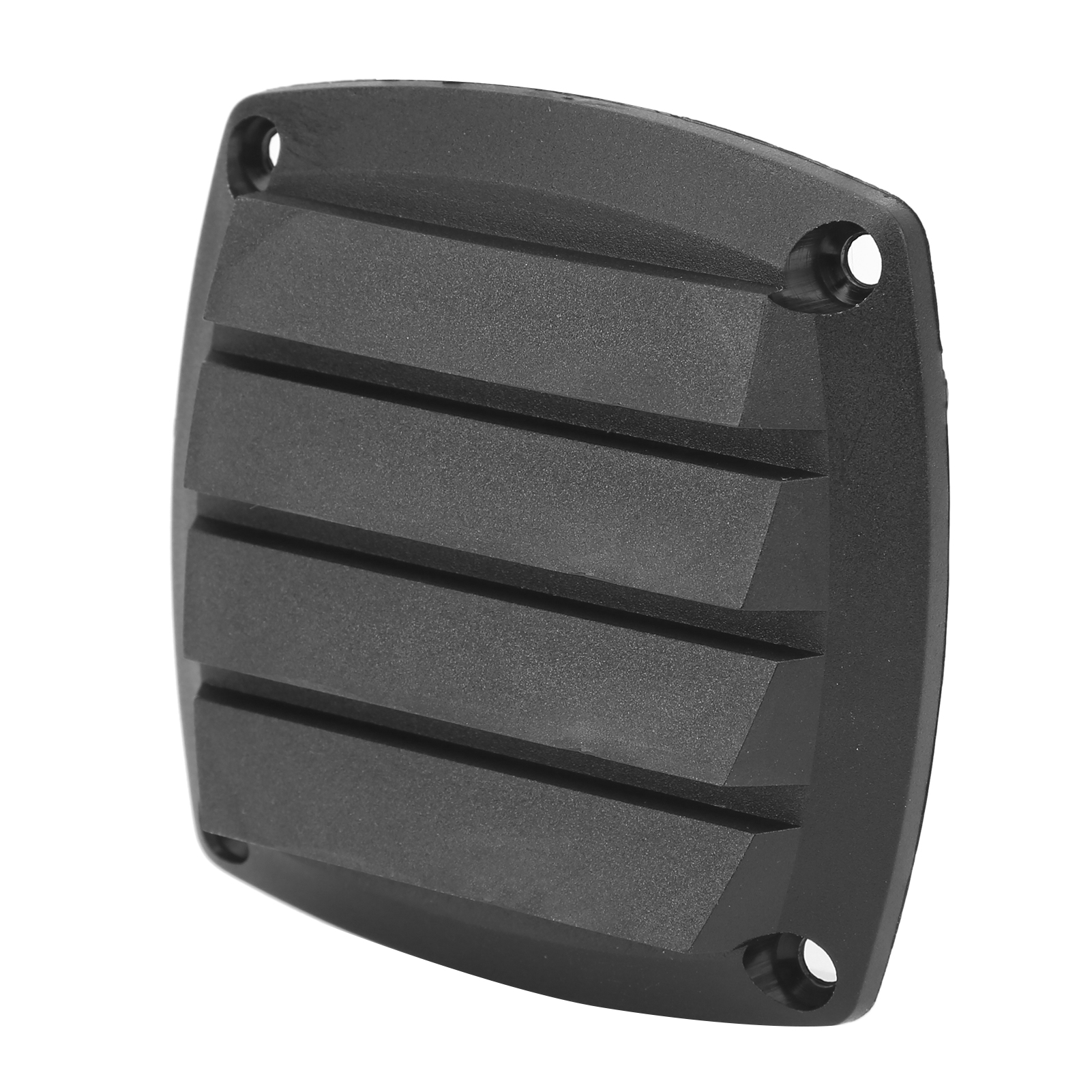 3 Zoll Marine Air Vent Grille Ventilation Kanal Lamellenabdeckung aus schwarzem Kunststoff für Yacht