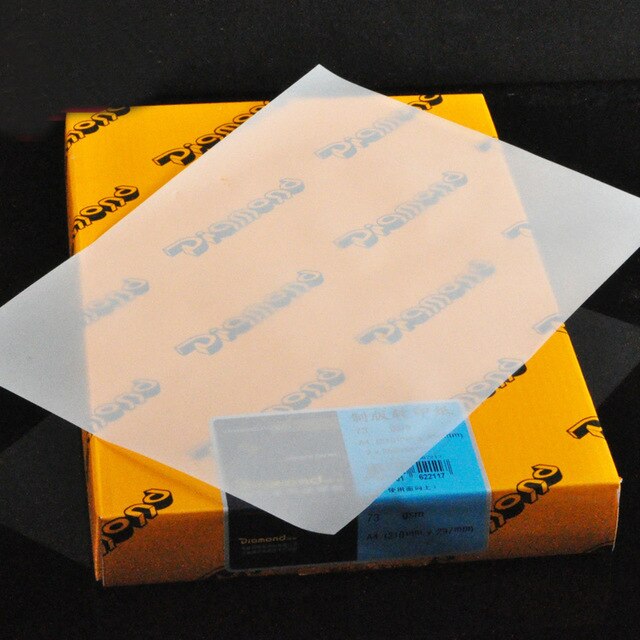 10pcs Diamond sulfuric acid paper tracing paper A1 73G calligraphy copy Transfer paper