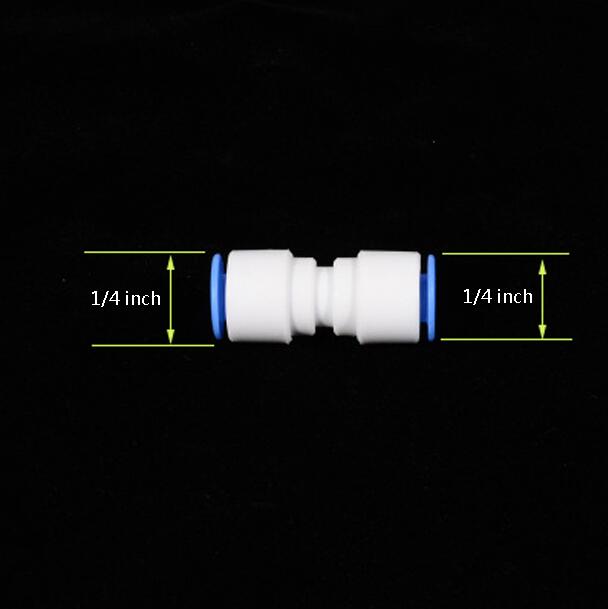 1/4 Inch L/T type Quick water connector Slip lock Quick-connect Gezamenlijke PE waterleiding Connectors fittings Waterzuiveraar: 2pcs l type