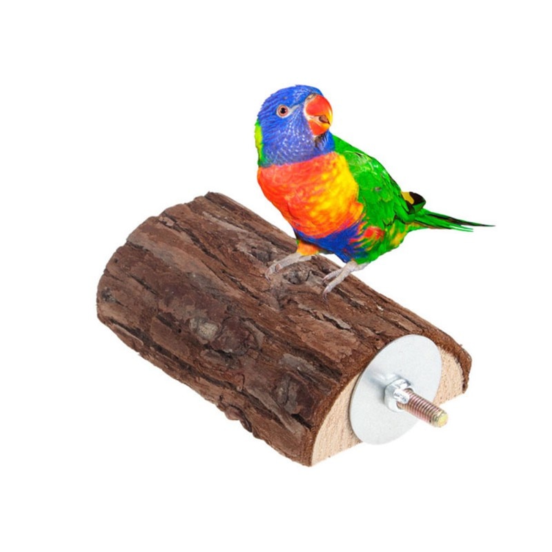 Haustier Papagei Holz Vogel KäFeige Sitzstangen Stehen Plattform Sittich Wellensittich Ratte Spielen Spielzeug
