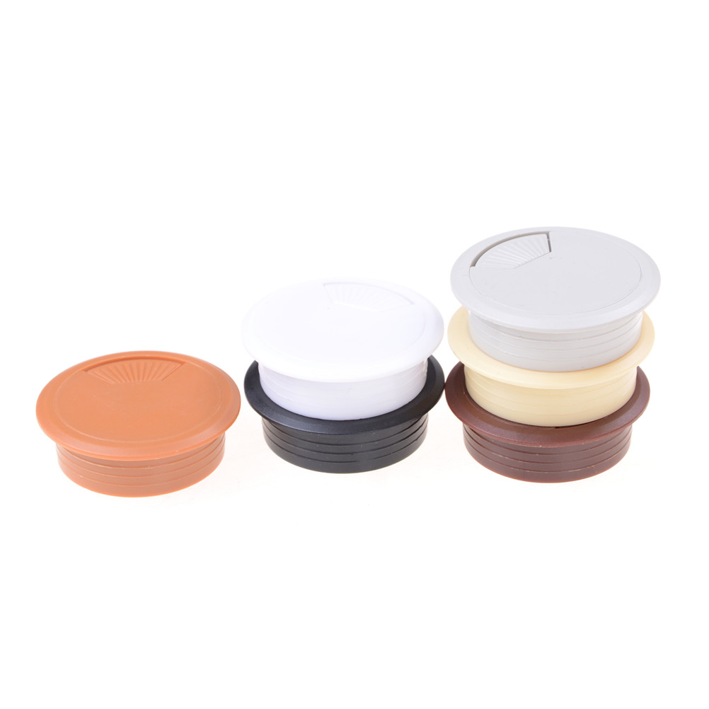 Grommet Table Cable Tidy Outlet Port Surface Wire Hole Cover 60mm Computer Desk