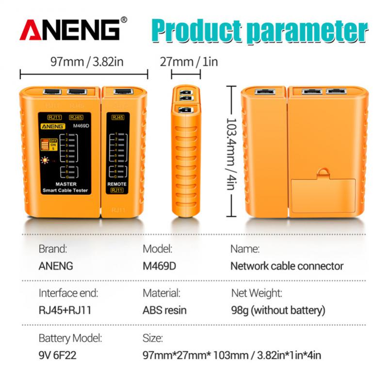 ANENG Multifunctional Network Line Measuring Instr... – Grandado