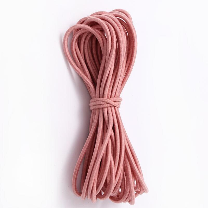 5M 5.5 Yards Elastic Cord Sewing Accessories 2.8mm Diameter Stretch Bungee Cord: Pink