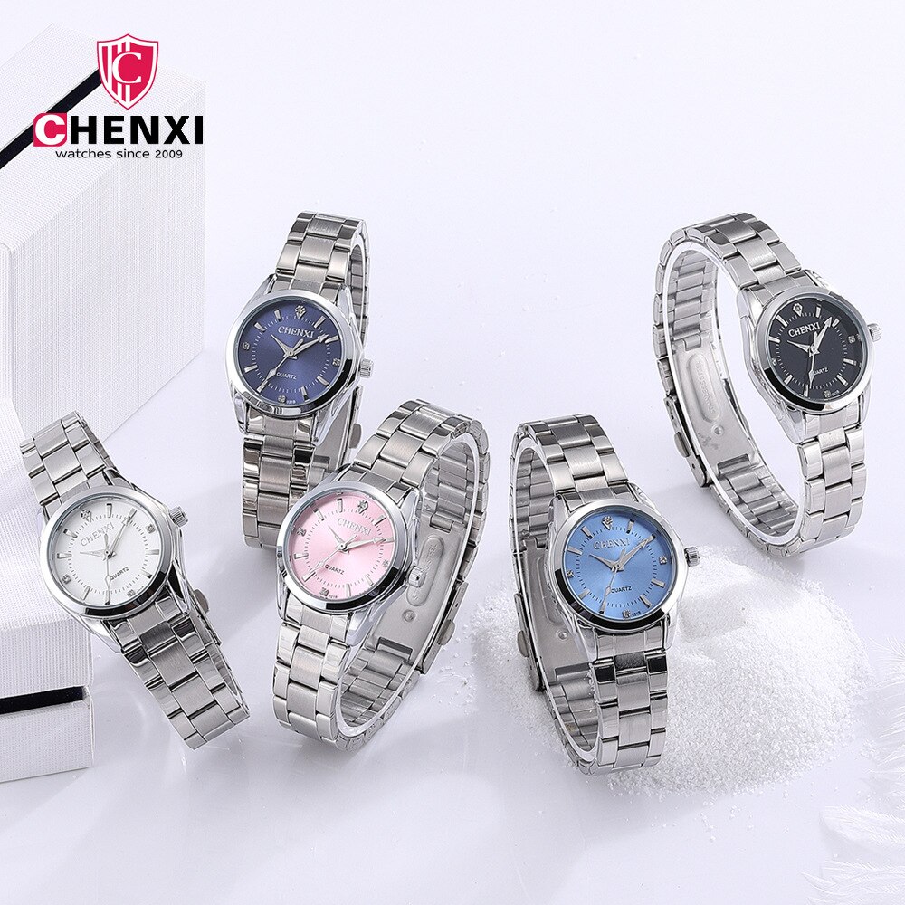 021B Mode CHENXI CX021B relogio Luxe vrouwen Casual horloges waterdicht horloge vrouwen Klokken Dress Strass