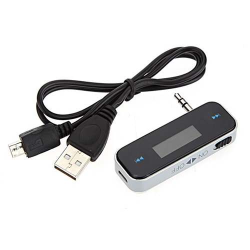 Wireless Transmitter 3,5mm Auto LCD Display Musik Audio FM Transmitter Für iPhone 4S 5S 6 iPod Touch elektronische Auto MP3 Player