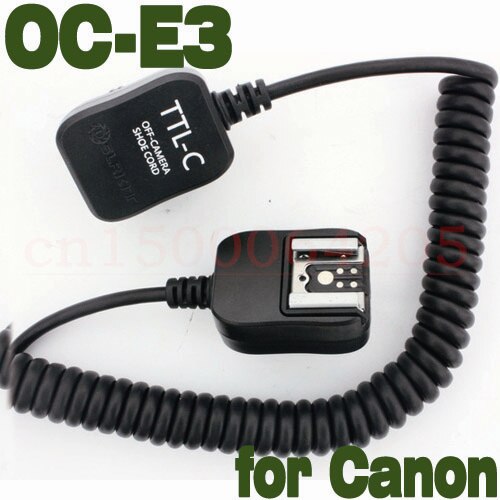 E-TTL flitslicht Off Camera Cord voor KAN 600EX 430EX 580EX II 380EX OC-E3 3 M