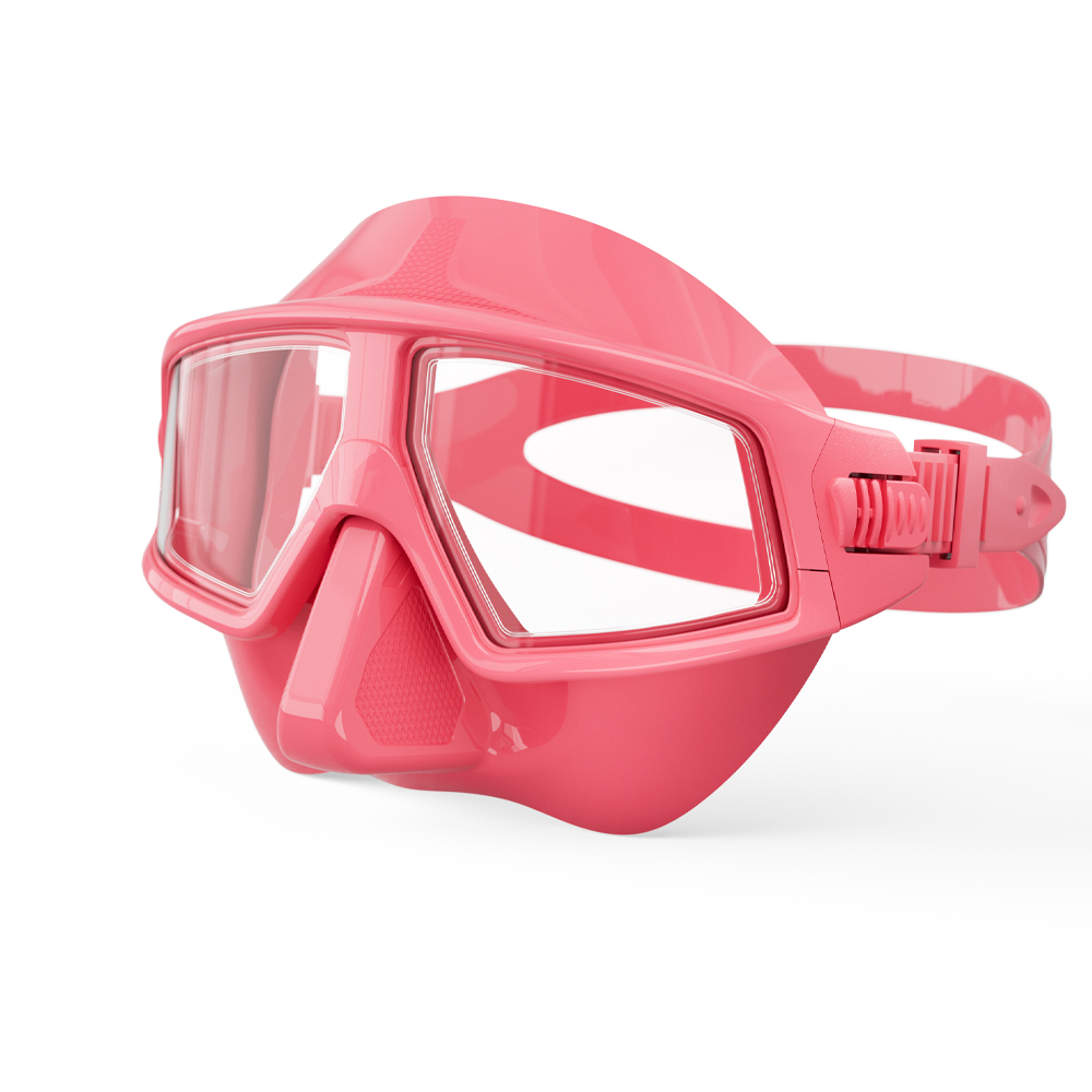 Professionelles Tauchmasken-Set für Erwachsene – HD-Antibeschlag-Linse, UV-Schutz, verstellbare Schnorchel- und Schwimmbrille für Taucher: Lila