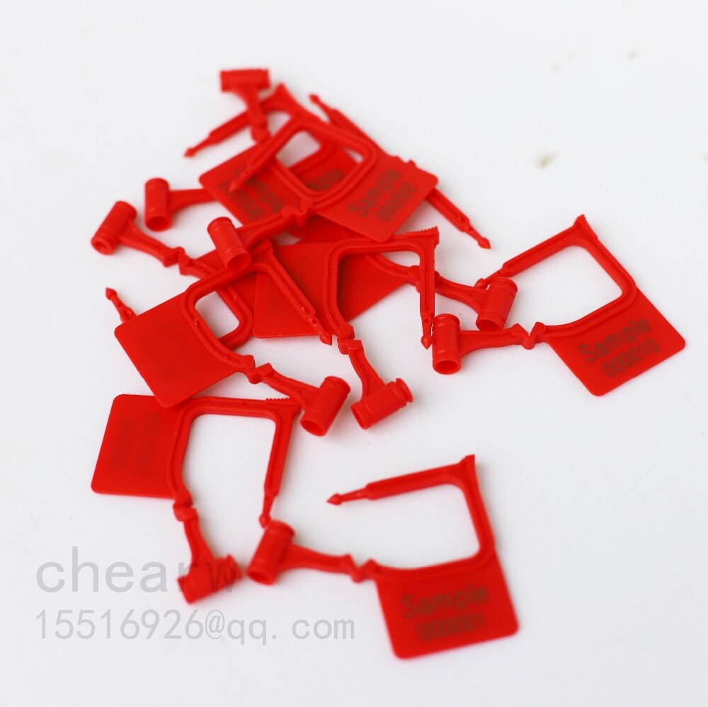 Cadenas en plastique jetable, 500 pièces, , compteur de serrure