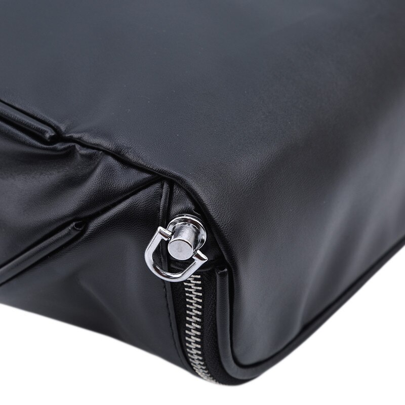 Bolso bandolera de cuero con patrón de negra para mujer, bolsa de pecho, de cintura,