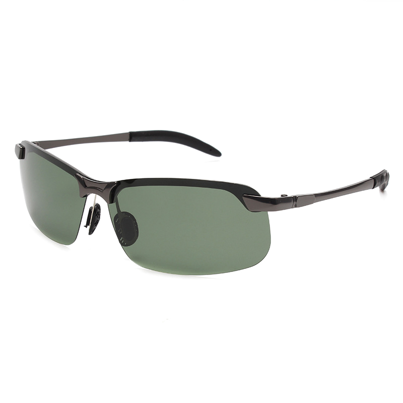 Photochromic Sunglasses Men/Women Polarized Driving Glasses Change Color Anti-Glare Day Night Vision Driving Fishing Sun Glasses: Red / black