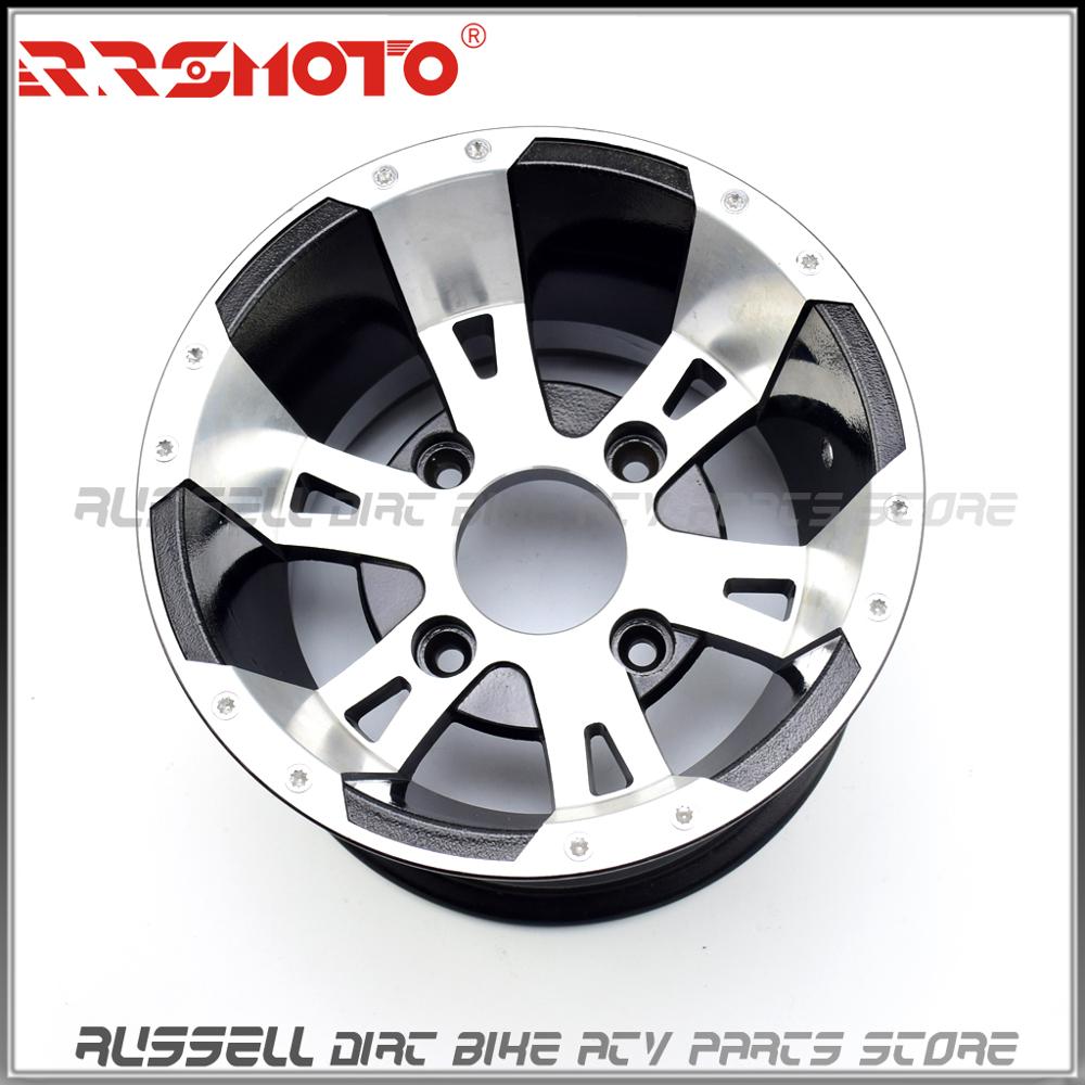 Jante de roues Quad 10 pouces en aluminium | GO kart, Buggy de Golf, Trike tout-terrain, 4 roues F 21/23X7-10 R 20/22X10-10