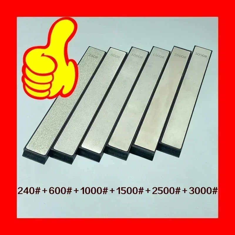 Diamant Slijpsteen voor Messenslijper Vaste Hoek Messenslijper Slijpsteen Diamant Slijpsteen Honing Stenen Olie Steen SET: Black