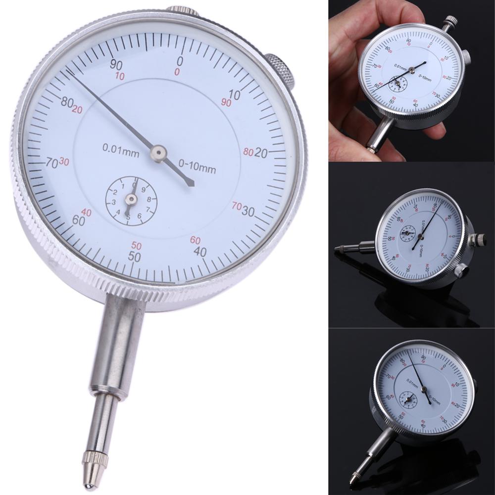 Præcisionsværktøj 0.01mm nøjagtighedsmåler instrumentindikatormåler 0-10mm meter præcis 0.01mm opløsningsindikator