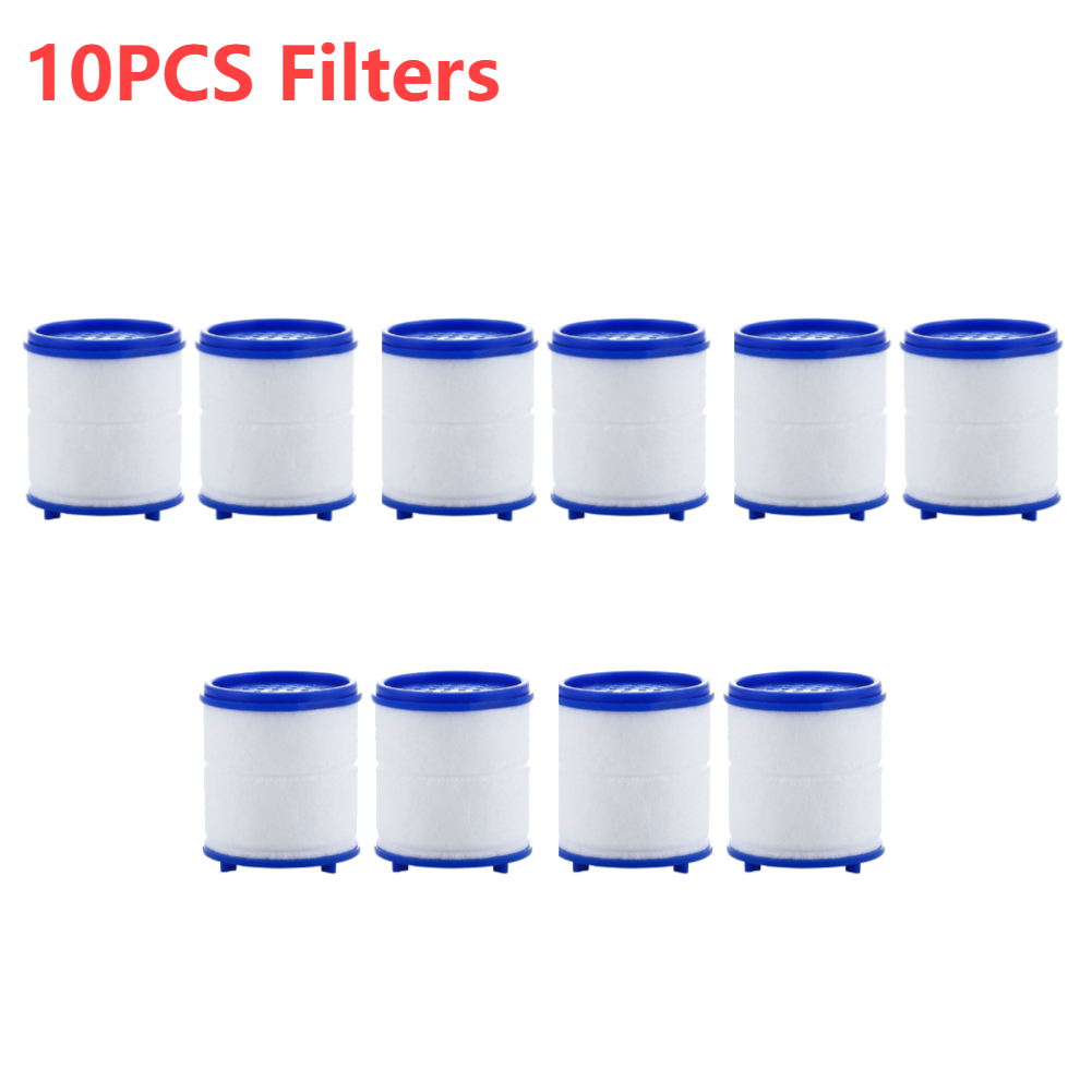 2-40Pc Kraan Waterfilter Element Verwijderen Chloor Zware Metalen Gefilterd Douches Hoofd Filtratie Zuiveraar Verzachten Hard Water: Paars