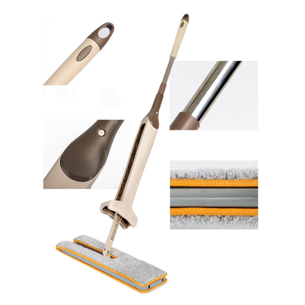 Easy Cleaning Household Mop Double Sided Non Hand Washing Flat Mop Wooden Floor Mop Dust Push Mop Home Cleaning Tools