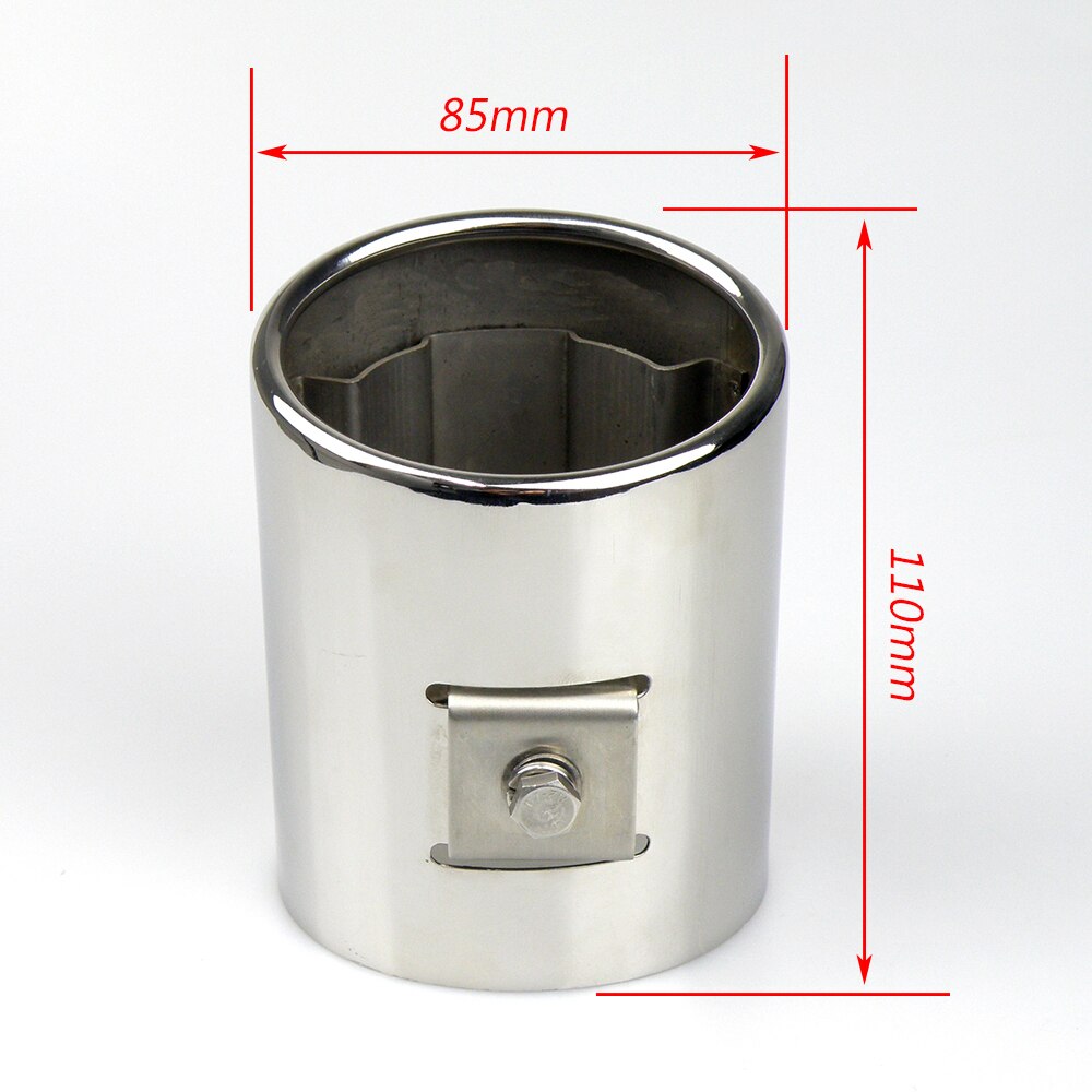 CHROME EXHAUST EXTENSION TIP suitable for Mitsubishi Pajero Sport QE MZ330941 Genuine muffler tip
