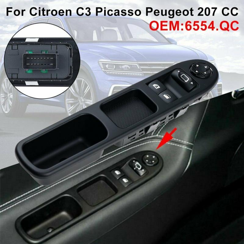 Raambedieningsschakelaar Voor Citroen Voor C4 2004-2010 Linksvoor