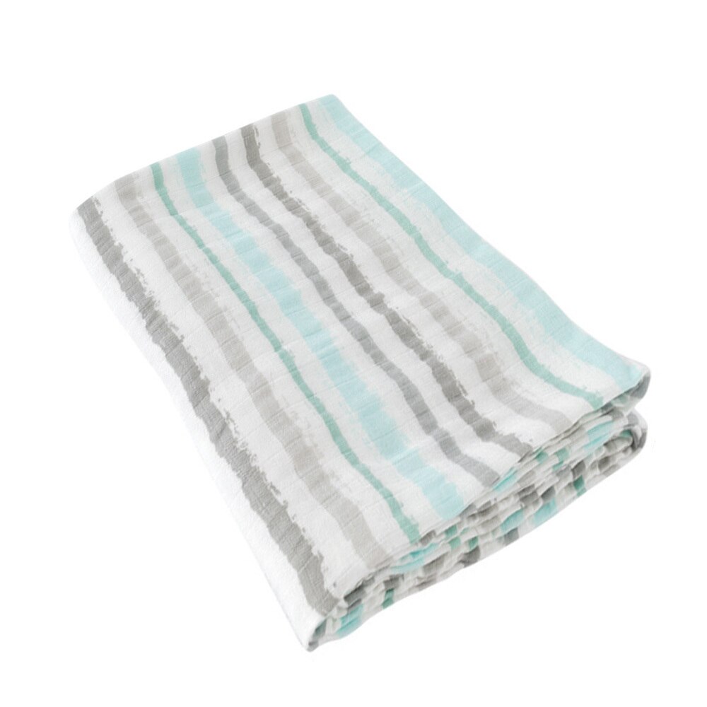 Baby bomull filt muslin swaddle filt badhandduk bomull filt spädbarn wrap baby höst vinter 120*120cm: A8