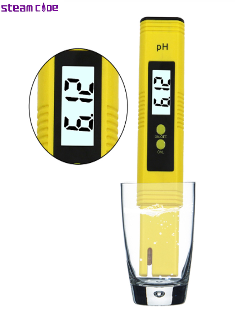 Electronic PH tester to test the pH of water