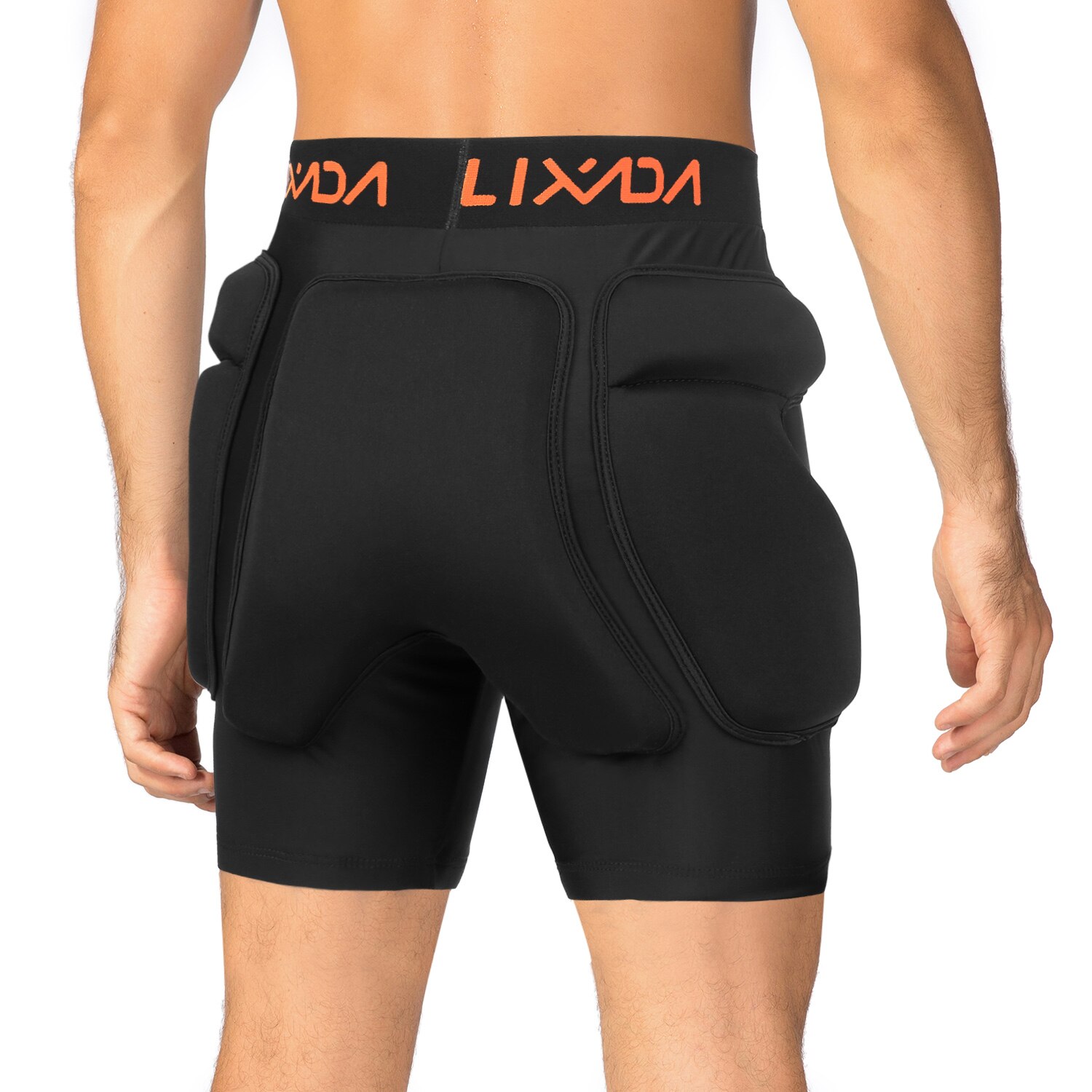 Lixada Protective Padded Shorts Hip Butt Tailbone Protection Pad Shorts for Skating Skiing Snowboarding
